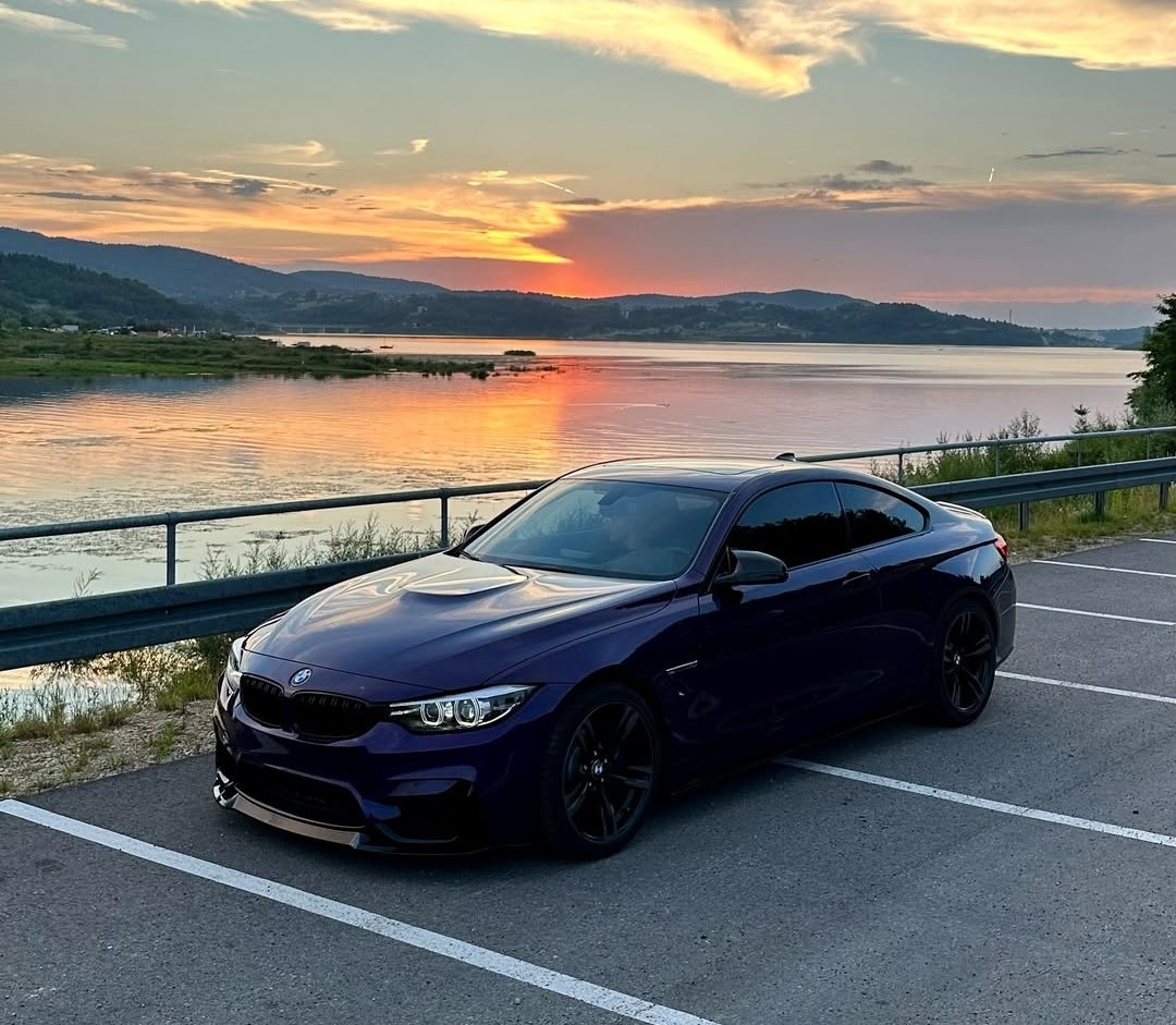 BMW M4 F82 – detal frontu i reflektorów